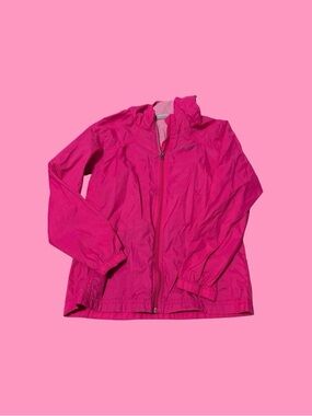 Columbia Hot Pink Lightweight Trench Jacket